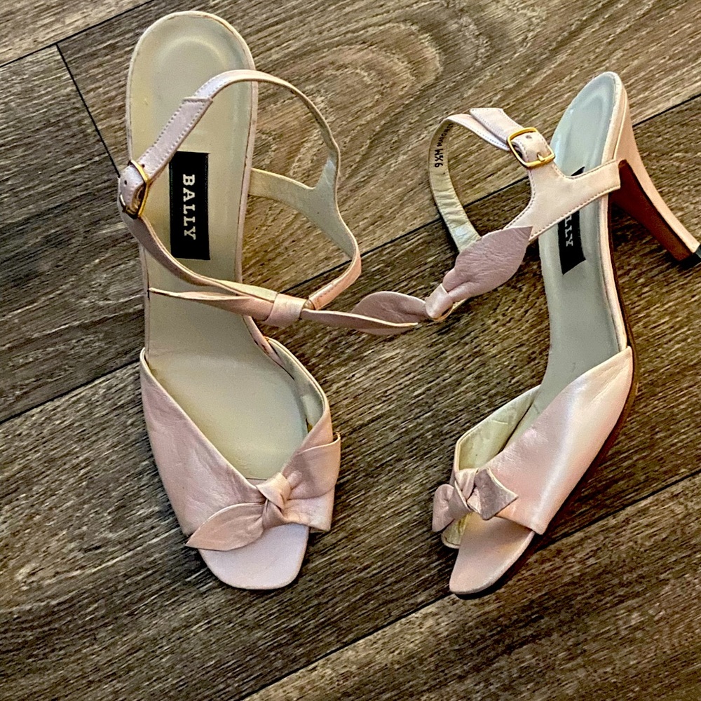 Bally Pink Leather Heels